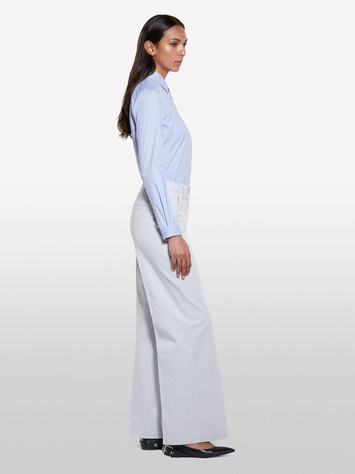 Light blue slim fit shirt - null - Light Blue | Sisley image number 2